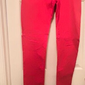 Celebrity Pink Red Skinny Pants